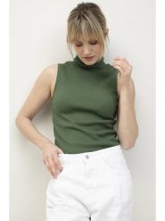 Josephine & Co Top w kolorze khaki rozmiar: XS. Brązowe topy Josephine & Co, xs, bez wzorów, bez kołnierzyka, bez ramiączek. Za 79.21 zł.