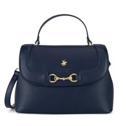 Torebka Beverly Hills Polo Club. Niebieskie torebki klasyczne Beverly Hills Polo Club, bez wzorów, bez dodatków. Za 229.99 zł.