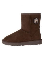 O'Neill Botki w kolorze brązowym rozmiar: 39. Brązowe botki O'Neill, bez wzorów, z materiału, bez obcasa, bez zapięcia. Za 223.99 zł.