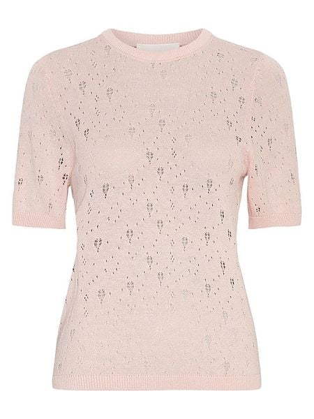 MOSS COPENHAGEN Sweter w kolorze jasnoróżowym rozmiar: XS/S. Różowe swetry Moss Copenhagen, s, bez wzorów, bez ramiączek. Za 194.95 zł.