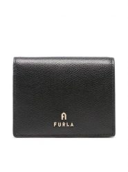 Furla Mały Portfel Damski Camelia WP00304-ARE000-O6000-1-007-20-CN-P Czarny. Czarne portfele Furla, bez wzorów, ze skóry. Za 429.99 zł.