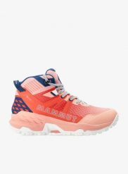 Buty turystyczne damskie wysokie Mammut Sertig II Mid GTX. Czerwone trekkingi Mammut, z gore-texu, trekkingowe. Za 872.35 zł.