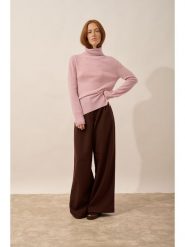 Just Cashmere Kaszmirowy golf "Lexie" w kolorze jasnoróżowym rozmiar: XL. Różowe golfy Just Cashmere, xl, bez wzorów, z kaszmiru, bez ramiączek. Za 391.99 zł.