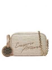 Emporio Armani Torebka EW001891 AF16095 F1073 Beżowy. Brązowe torebki klasyczne Emporio Armani, bez wzorów, z materiału, bez dodatków. Za 599.99 zł.