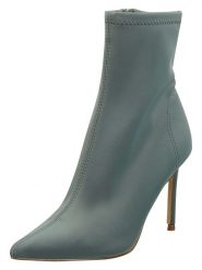 Steve Madden Skórzane botki w kolorze szarym rozmiar: 40. Szare botki Steve Madden, bez wzorów, bez obcasa, na szpilce, bez zapięcia. Za 237.73 zł.