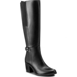 Kozaki ANN MEX - 7813 01S Czarny. Czarne kozaki Ann Mex, z materiału, bez obcasa, na obcasie, bez zapięcia. W wyprzedaży za 339.00 zł.