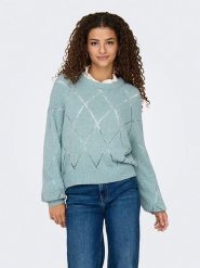 ONLY Sweter w kolorze błękitnym rozmiar: S. Niebieskie swetry Only, s, bez wzorów, bez ramiączek. Za 96.95 zł.
