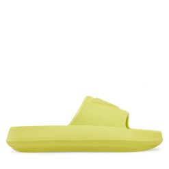 Klapki Guess. Zielone klapki Guess, z aplikacjami, bez obcasa. Za 149.99 zł.