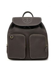 PINKO Plecak Carrie Backpack PE 25 PLTT 104351 A1LF Czarny. Czarne plecaki Pinko, bez wzorów, ze skóry. Za 1,179.00 zł.