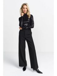 Rich & Royal Koszulka w kolorze czarnym rozmiar: L. Czarne bluzki Rich & Royal, l, bez wzorów, bez kołnierzyka, bez ramiączek. Za 139.87 zł.