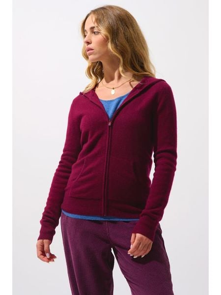 AUTHENTIC CASHMERE Kaszmirowy kardigan "Colombis" w kolorze bordowym rozmiar: M. Czerwone kardigany AUTHENTIC CASHMERE, m, bez wzorów, z kaszmiru. Za 393.45 zł.