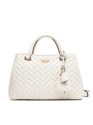 Guess Torebka Melisandra HWQG96 53070 Écru. Torebki klasyczne Guess, z aplikacjami, ze skóry, bez dodatków. Za 679.99 zł.