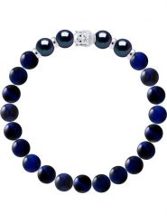 Pearline Bransoletka "Buddah" z perłami rozmiar: 19 cm. Niebieskie bransoletki Pearline, z perłą, srebrne. Za 217.99 zł.