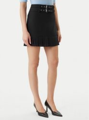 Morgan Spódnica mini 251-JANO Granatowy Regular Fit. Niebieskie spódnice Morgan, bez wzorów, z syntetyku, mini. Za 299.99 zł.