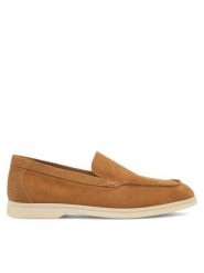 Gino Rossi Lordsy Lorella 26220 Brązowy. Brązowe lordsy Gino Rossi, bez wzorów, ze skóry, bez obcasa, bez zapięcia. Za 224.99 zł.