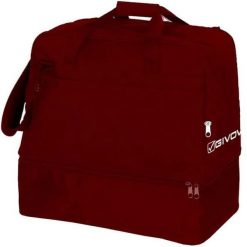 Torba sportowa Givova Revolution Big burgundowa. Czerwone torby na ramię Givova, bez wzorów, z materiału, eleganckie, na ramię, bez dodatków. Za 81.58 zł.