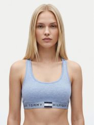 Tommy Hilfiger Biustonosz top UW0UW06221 Niebieski jasny. Niebieskie biustonosze TOMMY HILFIGER, bez wzorów, z bawełny. Za 139.99 zł.