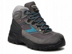Buty trekkingowe damskie GRISPORT wysokie skóra. Szare trekkingi Grisport, z materiału, trekkingowe. Za 329.00 zł.