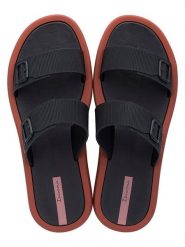 Ipanema Klapki "Nuvea" w kolorze czarno-jasnobrązowym rozmiar: 37. Brązowe klapki Ipanema, bez wzorów, z otwartym noskiem, bez obcasa. Za 82.99 zł.