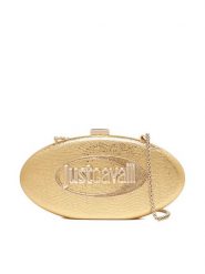 Just Cavalli Torebka 79RA4BZ4 Złoty. Żółte torebki klasyczne Just Cavalli, bez wzorów, ze skóry, bez dodatków. Za 599.99 zł.