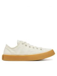 Converse Tenisówki Chuck Taylor All Star Retro Rubber A10696C Beżowy. Brązowe trampki Converse, bez wzorów, z materiału, bez zapięcia. Za 219.99 zł.