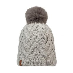 Czapka BUFF KNITTED & FLEECE BAND BEANIE CARYN CRU. Białe czapki Buff, bez wzorów. Za 159.99 zł.