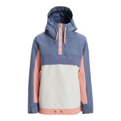 Kurtka śnieżna dla Kobiety SHELTER. Niebieskie kurtki narciarskie Roxy, bez wzorów, bez kaptura, narciarskie. Za 1,249.00 zł.