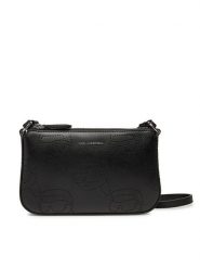 KARL LAGERFELD Torebka A2W32017 Czarny. Czarne listonoszki KARL LAGERFELD, bez wzorów, ze skóry, bez dodatków. Za 449.99 zł.