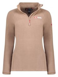 Canadian Peak Bluza polarowa "Tugeak" w kolorze szarobrązowym rozmiar: XXL. Brązowe bluzy Canadian Peak, xxl, bez wzorów, z materiału, bez kaptura. Za 61.60 zł.