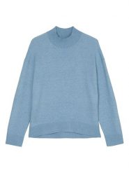 Marc O´Polo Sweter w kolorze błękitnym rozmiar: XXL. Niebieskie swetry xxl, bez wzorów, bez ramiączek. Za 245.96 zł.