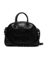 Just Cavalli Torebka 80RA4BC5 ZSD86 Czarny. Czarne torebki klasyczne Just Cavalli, bez wzorów, ze skóry, bez dodatków. Za 789.99 zł.