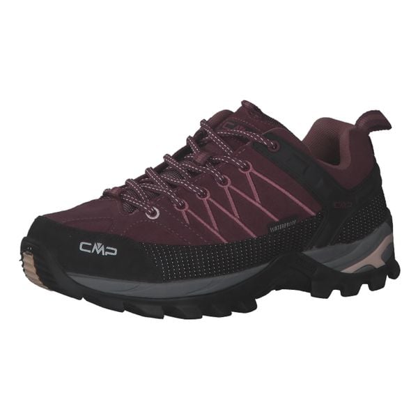 Damskie buty trekkingowe CMP Rigel. Brązowe trekkingi CMP, z materiału, outdoorowe. Za 479.99 zł.