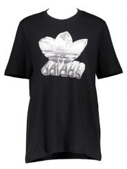 Adidas Koszulka "GRF" w kolorze czarnym rozmiar: M. Czarne bluzki Adidas, m, bez wzorów, z bawełny, bez kołnierzyka, bez ramiączek. Za 65.85 zł.