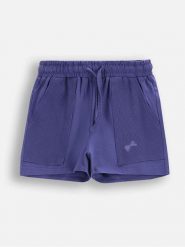 Coccodrillo Szorty dresowe w kolorze granatowym rozmiar: 152. Niebieskie szorty COCCODRILLO, bez wzorów, z dresówki. Za 43.99 zł.