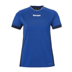 Damska koszulka Kempa Prime. Niebieskie bluzki Kempa, s, bez wzorów, z materiału, sportowe, bez kołnierzyka, bez ramiączek. W wyprzedaży za 159.00 zł.