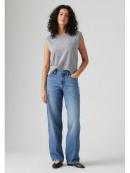 Levi's Dżinsy - Relaxed fit - w kolorze niebieskim rozmiar: W25/L32. Niebieskie jeansy Levi's®, l, z aplikacjami, z podwyższonym stanem. Za 229.95 zł.