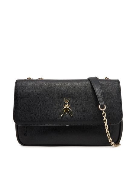 Patrizia Pepe Saszetka 317202 Czarny. Czarne torby na ramię Patrizia Pepe, bez wzorów, ze skóry, bez dodatków. Za 829.99 zł.