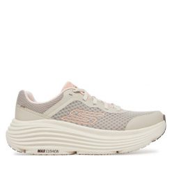 Buty do biegania Skechers. Brązowe obuwie sportowe Skechers, bez zapięcia, do biegania. Za 289.99 zł.