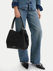 Nine West Torebka CEO-Olira-LDA8566 Czarny. Czarne torebki klasyczne Nine West, bez wzorów, z materiału, bez dodatków. Za 199.99 zł.