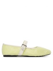 Tommy Jeans Baleriny Tjw Knitted Ballerina EN0EN03030 Biały. Białe baleriny Tommy Jeans, bez wzorów, z jeansu, bez obcasa. Za 409.99 zł.