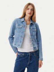 Tommy Jeans Kurtka jeansowa DW0DW20123 Niebieski Regular Fit. Niebieskie kurtki Tommy Jeans, xxl, bez wzorów, z bawełny, bez kaptura. Za 259.99 zł.