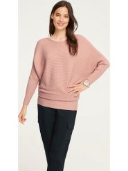 Heine Sweter w kolorze szaroróżowym rozmiar: 40/42. Różowe swetry Heine, bez wzorów, bez ramiączek. Za 70.41 zł.