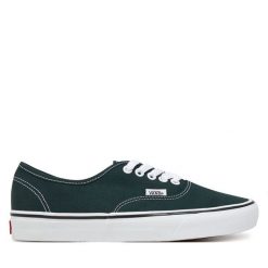 Tenisówki Vans. Zielone trampki Vans, bez wzorów, bez zapięcia. Za 259.99 zł.