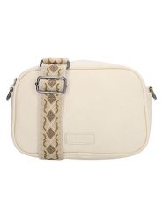 Beagles Torebka "Malaga" w kolorze kremowym - 20,5 x 14 x 7,5 cm rozmiar: onesize. Brązowe torby na ramię Beagles, bez wzorów, z materiału, na ramię, małe, bez dodatków. Za 56.99 zł.