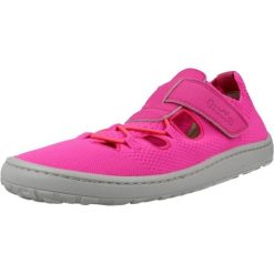 Sandały FRODDO G3150296 Rose. Czerwone sandały Froddo, bez wzorów, z tkaniny, sportowe, bez obcasa, bez zapięcia. Za 365.99 zł.