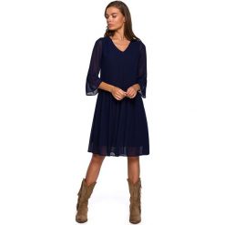 Stylove Sukienka w kolorze granatowym rozmiar: S. Niebieskie sukienki Stylove, s, bez wzorów, bez kołnierzyka, bez ramiączek, mini. Za 158.10 zł.