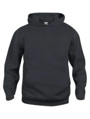 Clique Basic Hoody Junior - bluza z kapturem czarna, materiał antymechacący –. Czarne bluzy CLIQUE, bez wzorów, z bawełny, z kapturem. Za 144.85 zł.