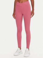 Reebok Legginsy Harlow Lux RK25183CCW Różowy Slim Fit. Czerwone legginsy sportowe Reebok, s, bez wzorów, z syntetyku, na fitness i siłownię. Za 199.99 zł.