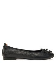 Caprice Baleriny 9-22108-42 Czarny. Czarne baleriny Caprice, bez wzorów, ze skóry, bez obcasa. Za 222.99 zł.