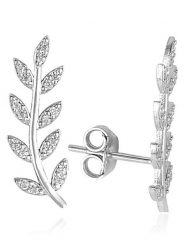 Heliophilia Srebrne kolczyki-wkrętki rozmiar: onesize. Szare kolczyki Heliophilia, srebrne. Za 65.99 zł.